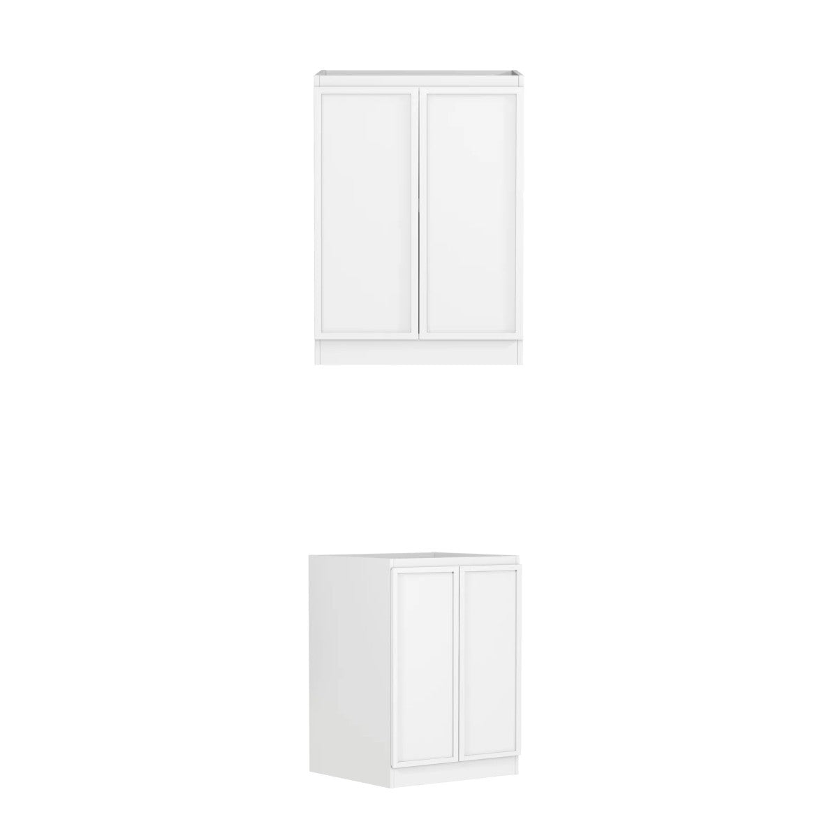 Hampshire White Base Laundry Cabinet Set 1300x600x900mm