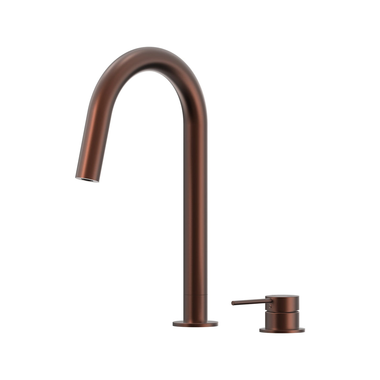 Argia Hob Sink Mixer Set 200 Curved Spout Lead Free