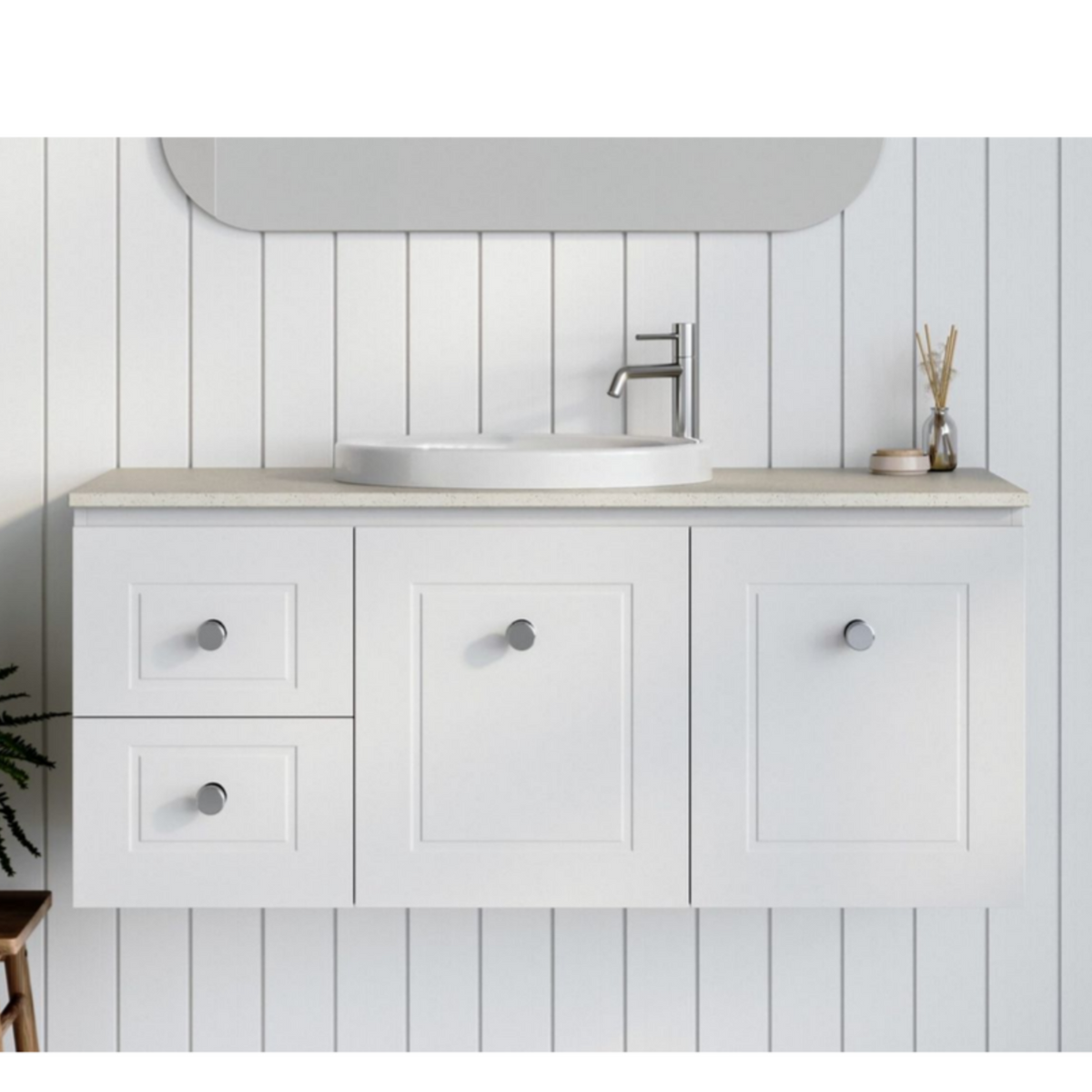 Timberline NEVADA Classic Wall Hung Vanity (All Sizes)