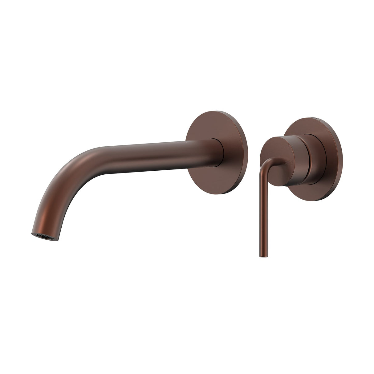 Meira Wall Basin/Bath Mixer Set 220 Curved Spout Lead Free