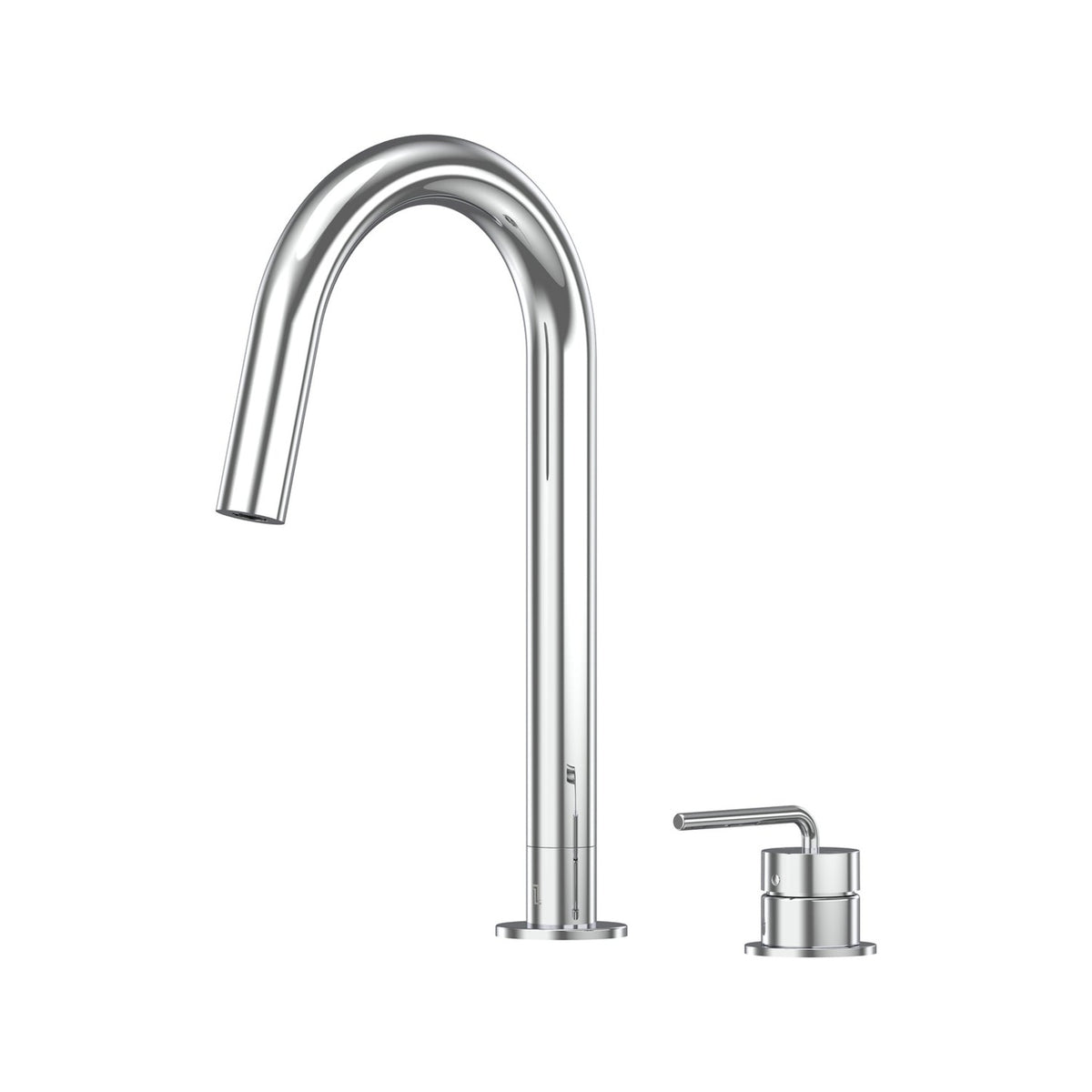 Meira Hob Sink Mixer Set 200 Curved Spout Lead Free