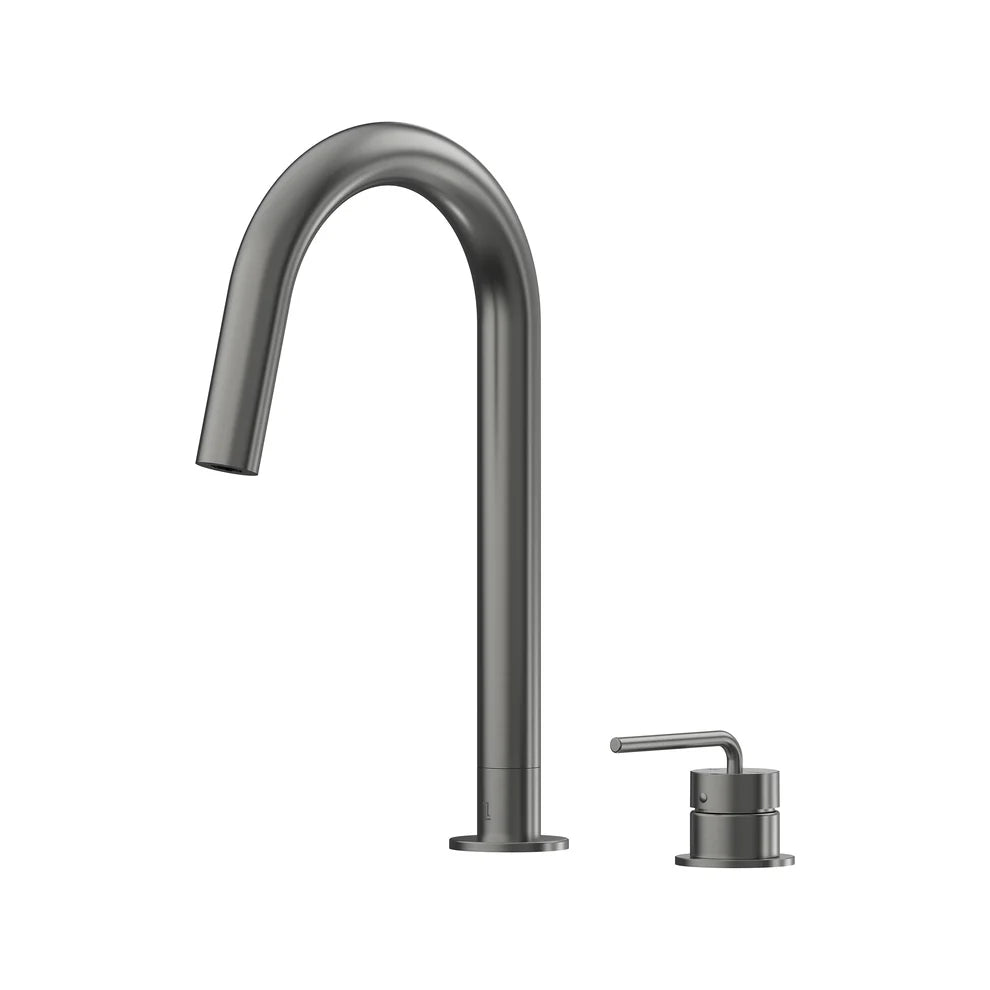Meira Hob Sink Mixer Set 200 Curved Spout Lead Free