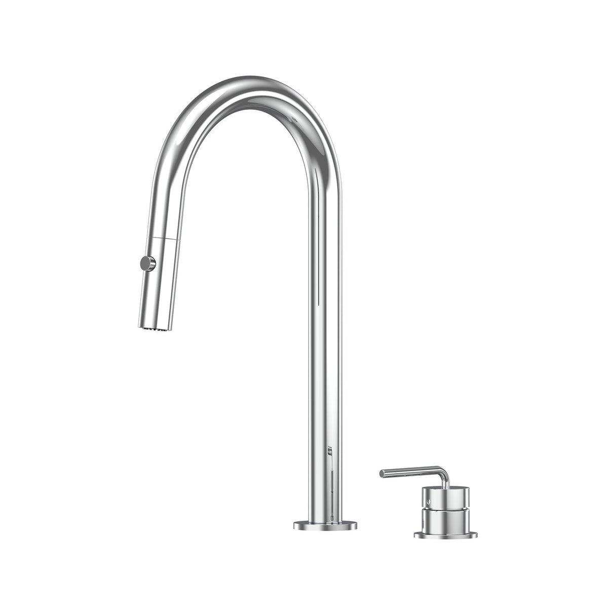 Meira Hob Pull Out Spray Sink Mixer Set 200 Curved Spout Lead Free