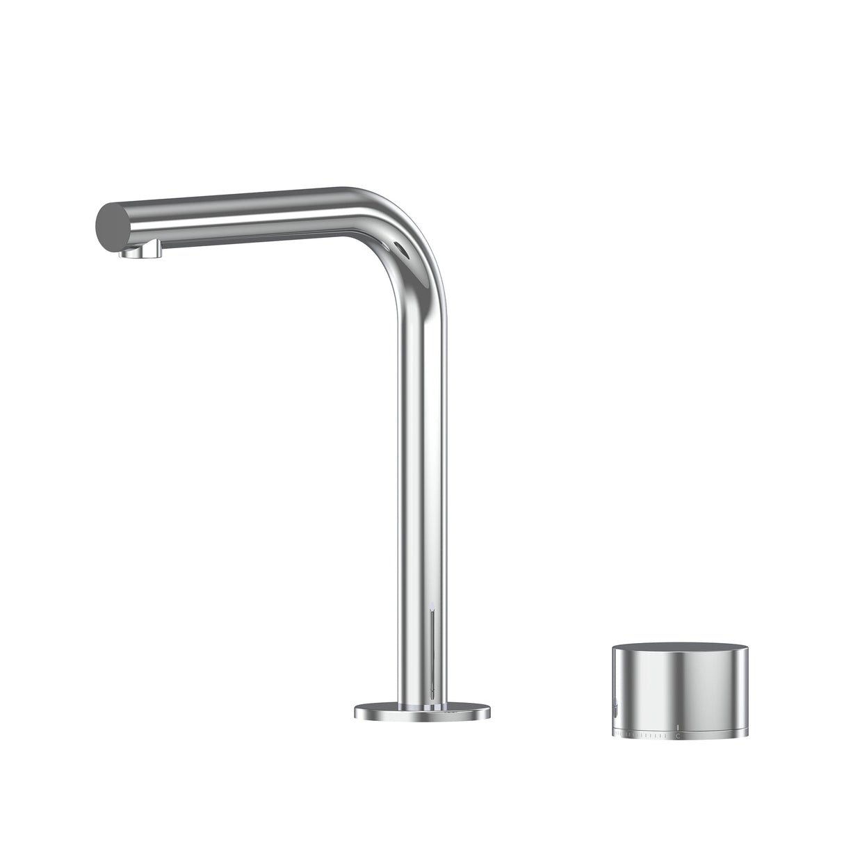 Cahya Hob Progressive Basin Mixer Set 175 Right Angle Spout Brushed Gold Lead Free