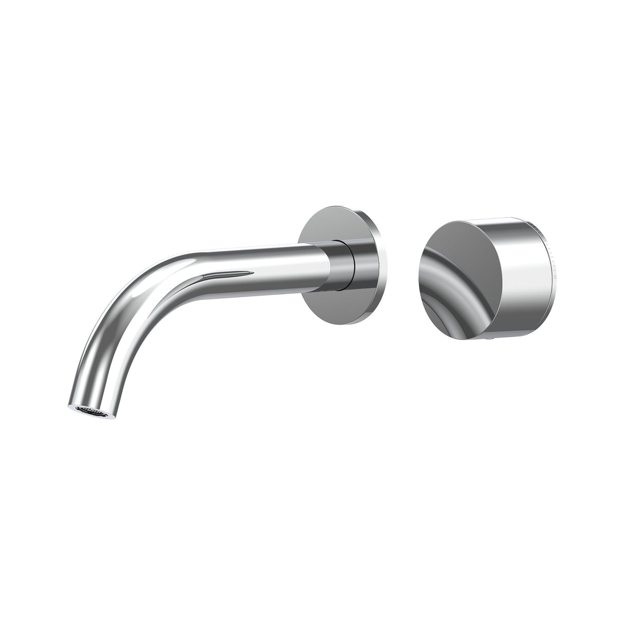 Cahya Wall Basin/Bath Progressive Mixer Set 180 Curved Spout Lead Free