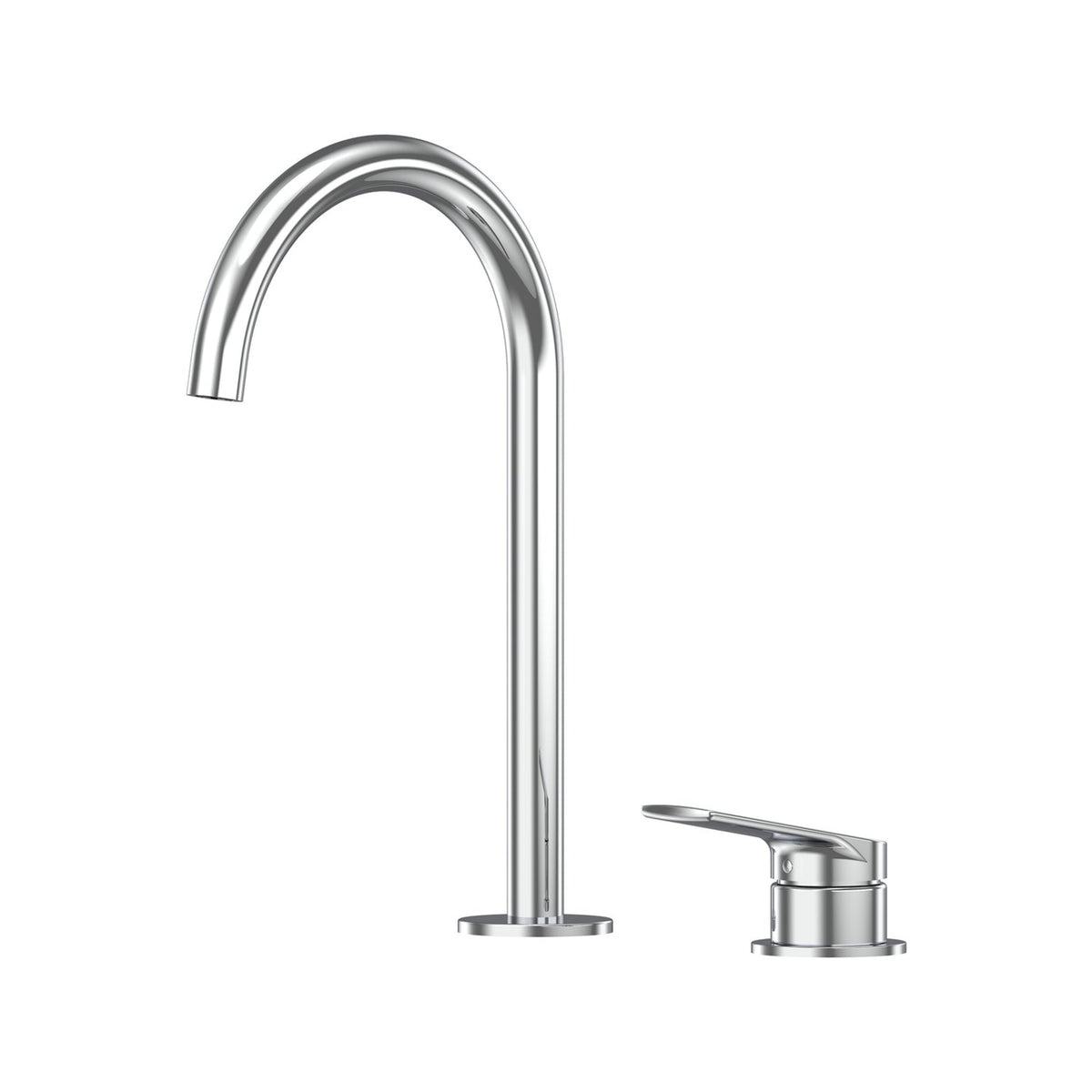 Sereia Hob Basin Mixer Set 175 Curved Spout Lead Free