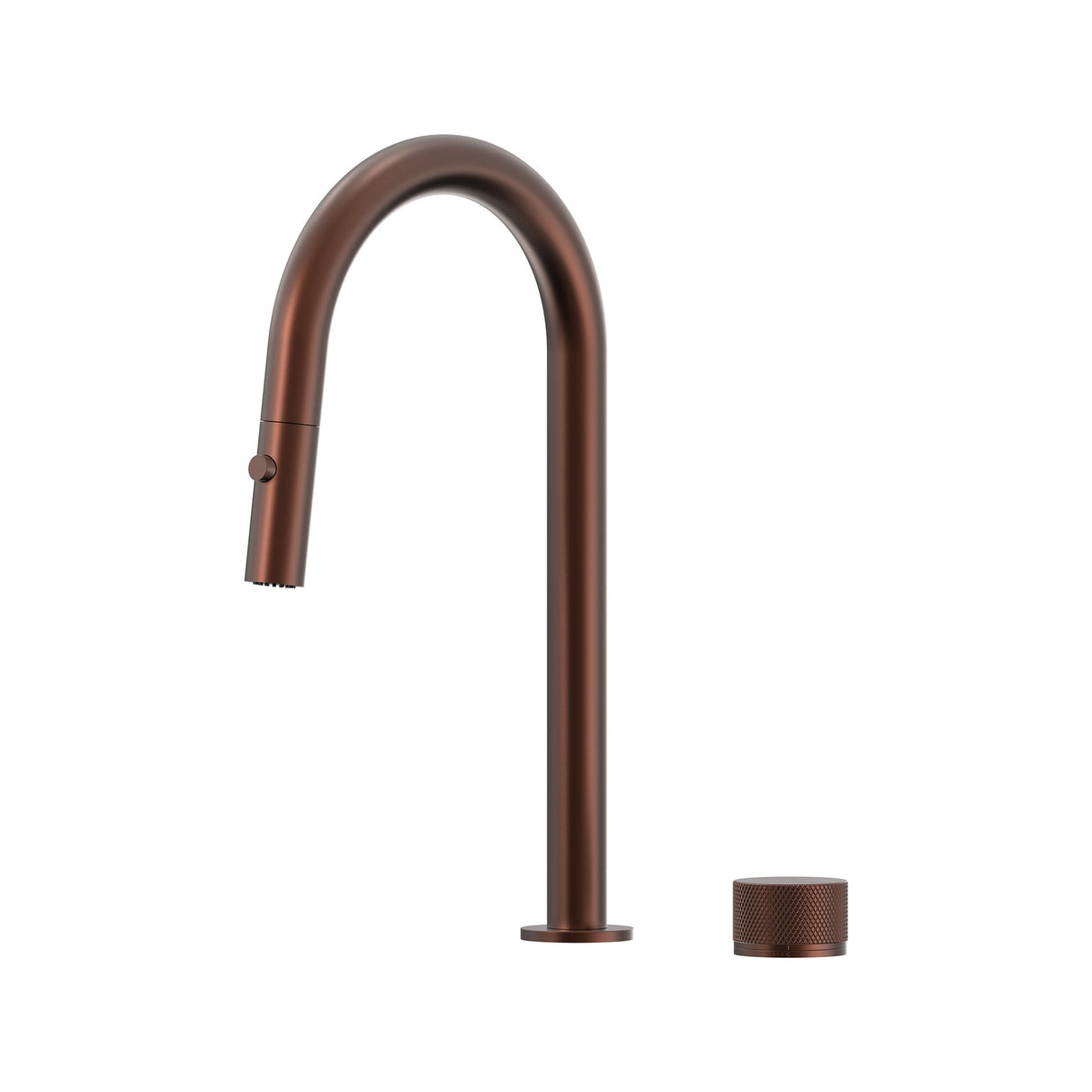 Leggero Hob Progressive Pull Out Spray Sink Mixer Set 200 Curved Spout Lead Free