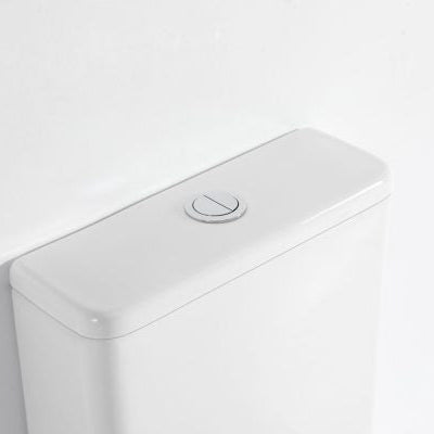 London Rimless Back To Wall Toilet Suite (Gloss White)