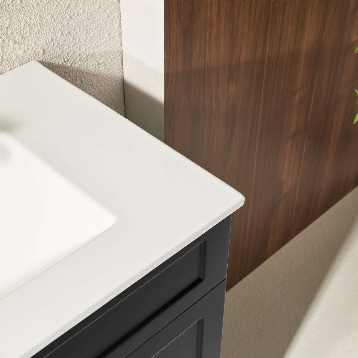 Harrington Floor PVC Cabinet Vanity 750mm (Matte Black)