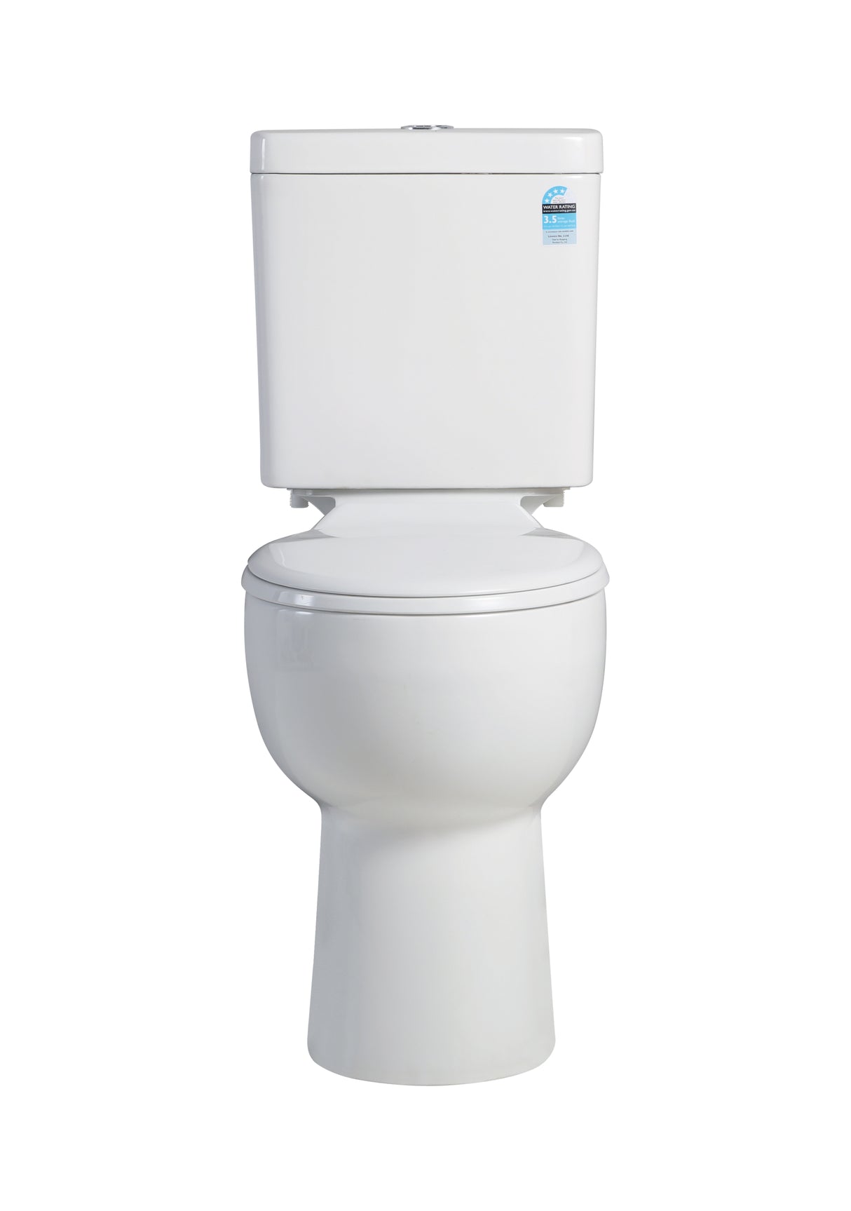 Dingo Box Rim Closed Couple Gloss White Toilet Suite