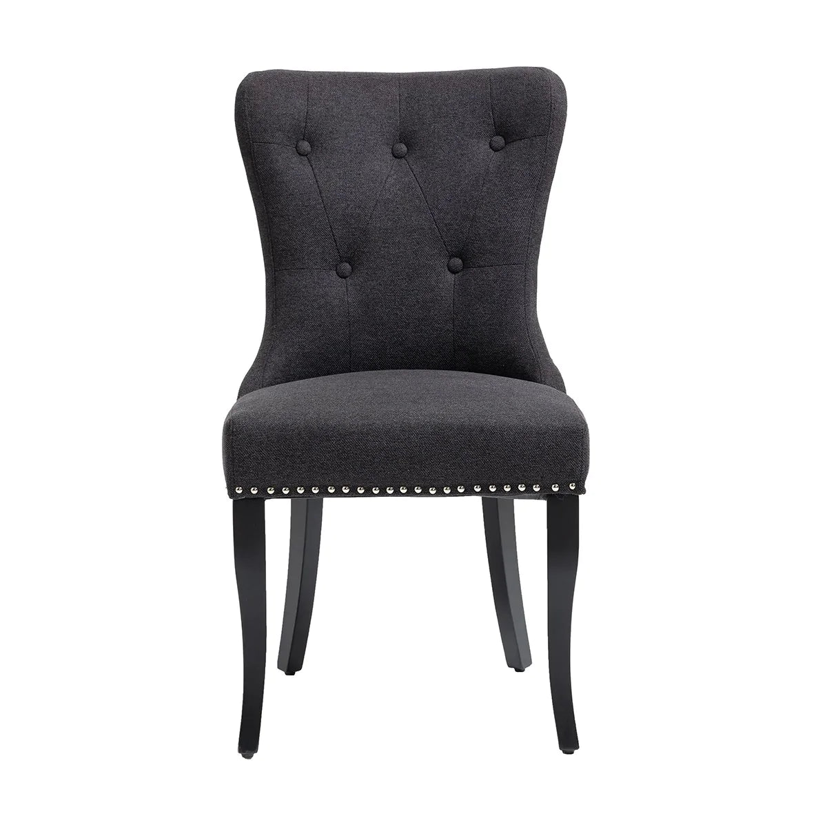 Lugano Dining Chair Set of 2 - Black