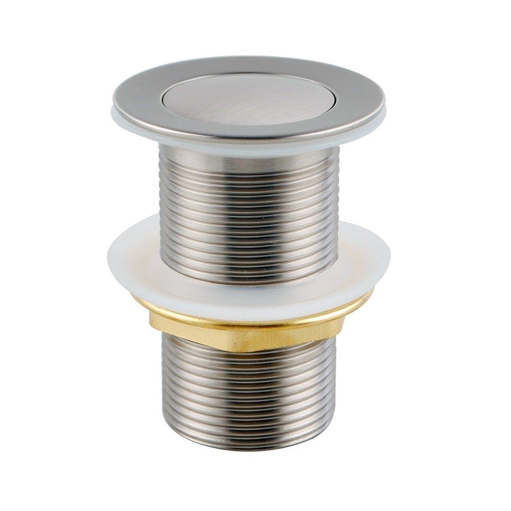 Pop Up Waste With Non Overflow - Brushed Nickel