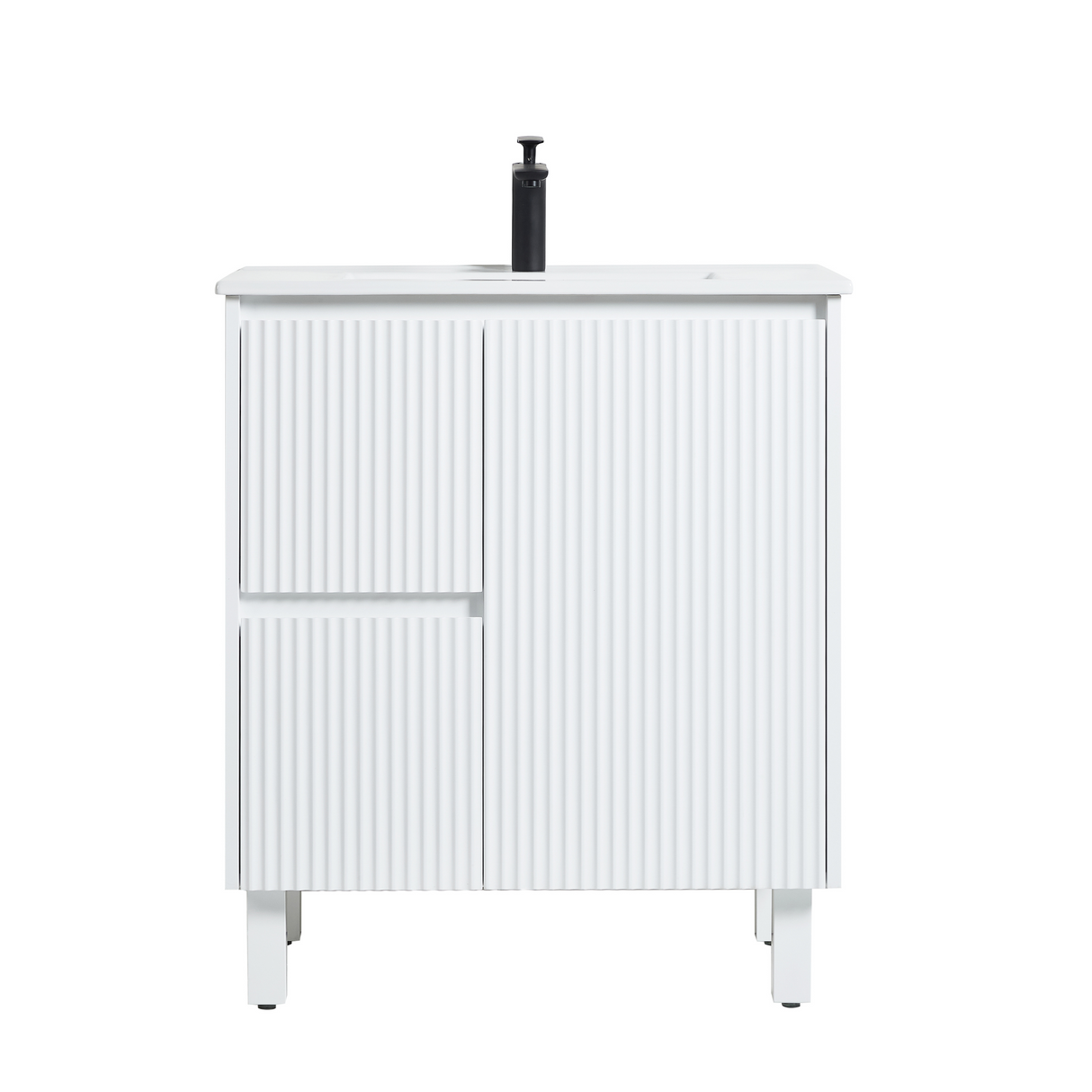 Brighton Freestanding PVC Vanity 750mm (Matte White)