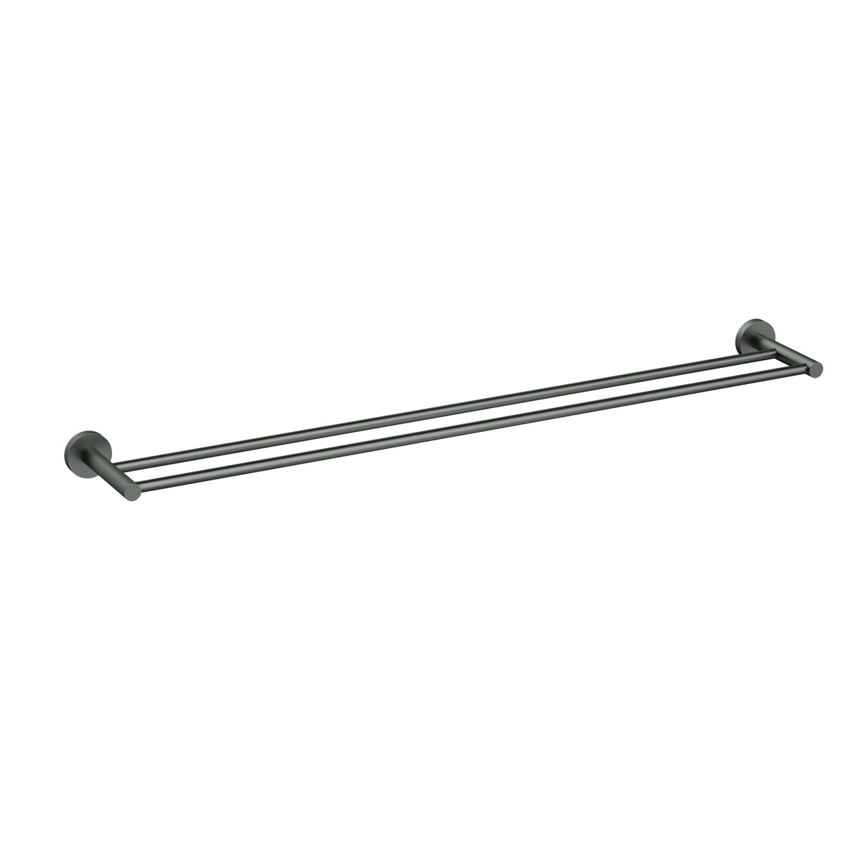Otus Slimline SS304 Towel Rail Double 900mm - Gun Metal