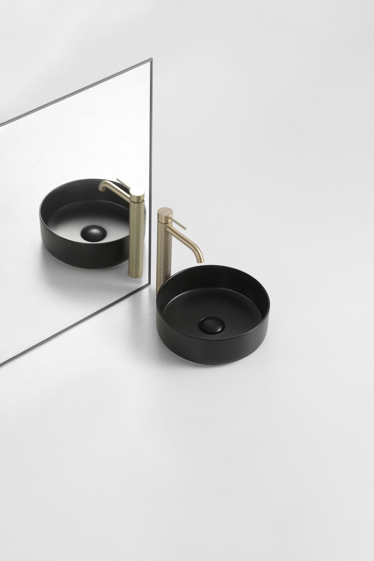 ABS Matt Black Basin (Round: 360x360x120)
