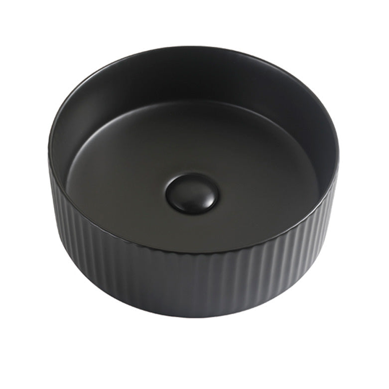 Above Counter White Basin Ceramic (Round: 360x360x120)