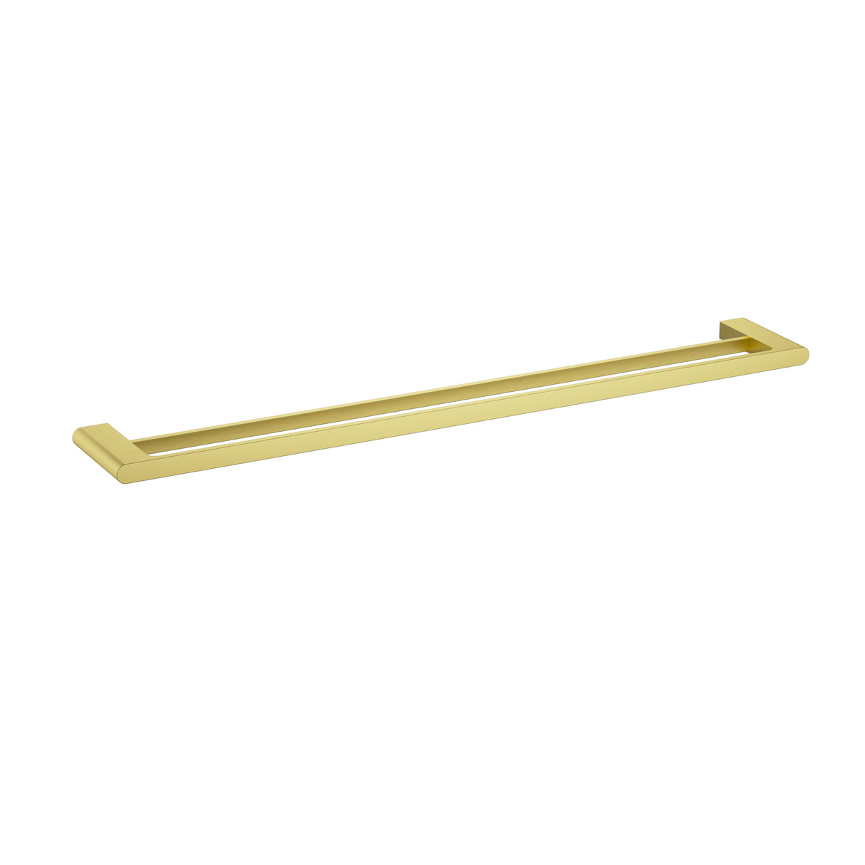 Cora Double Towel Rail 800 mm - Brushed Gold