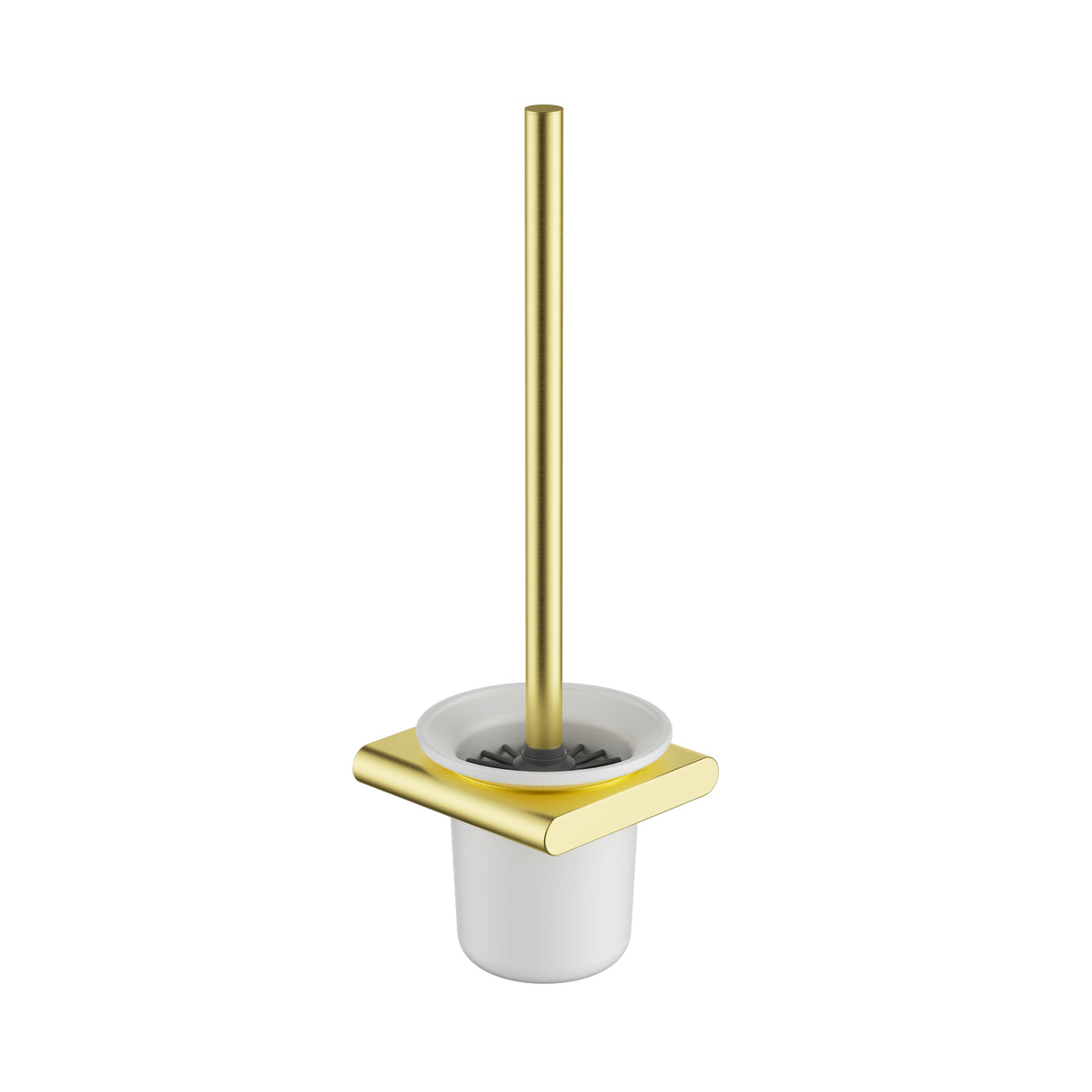 Cora Toilet Brush Holder - Brushed Gold