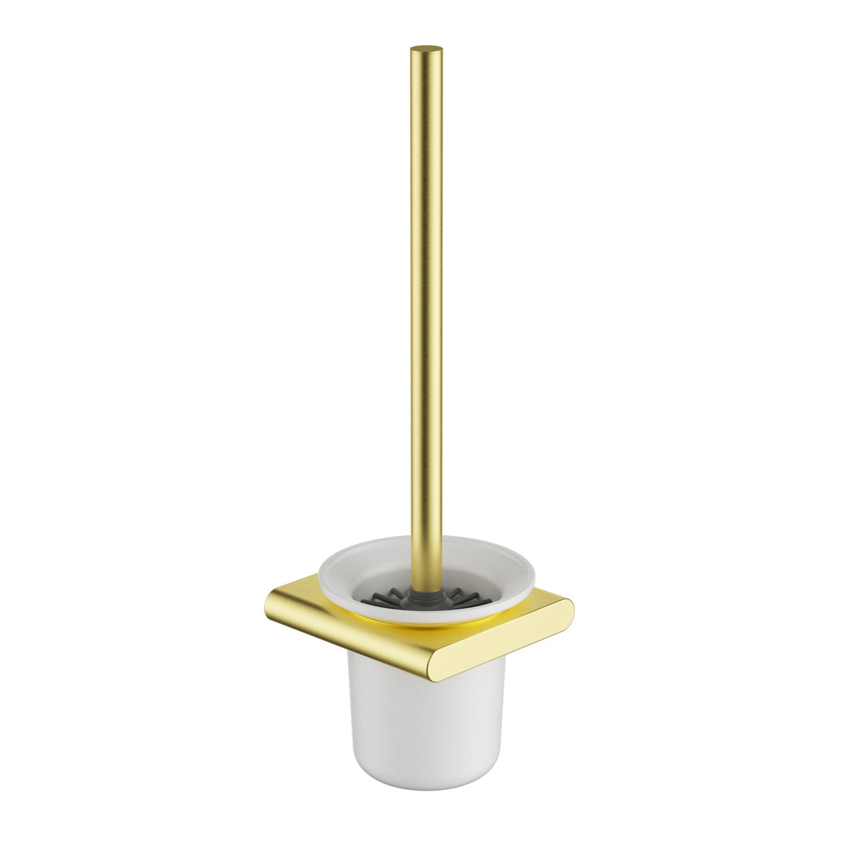 Cora Toilet Brush Holder - Brushed Gold