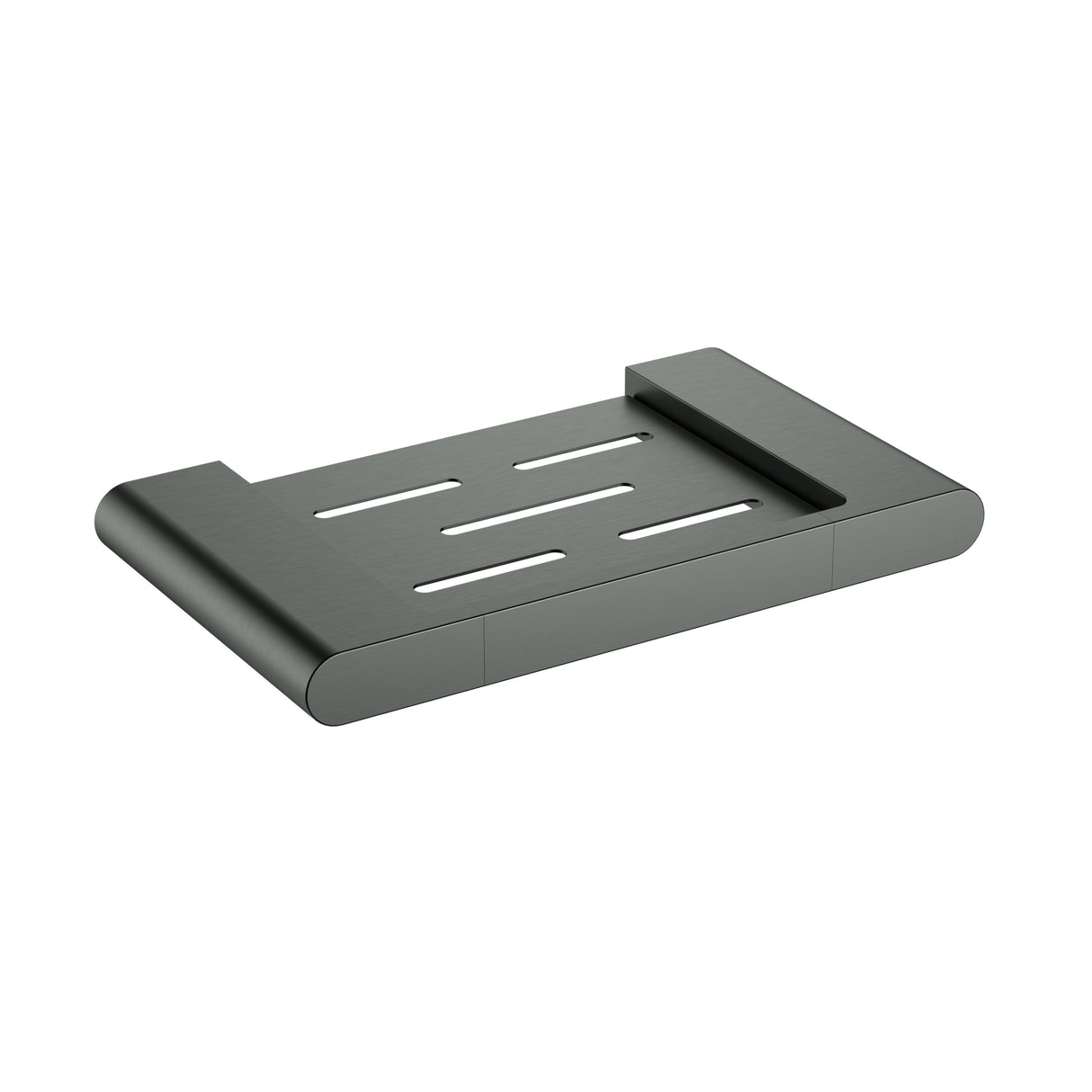 Cora Soap Holder - Brushed Gun Metal