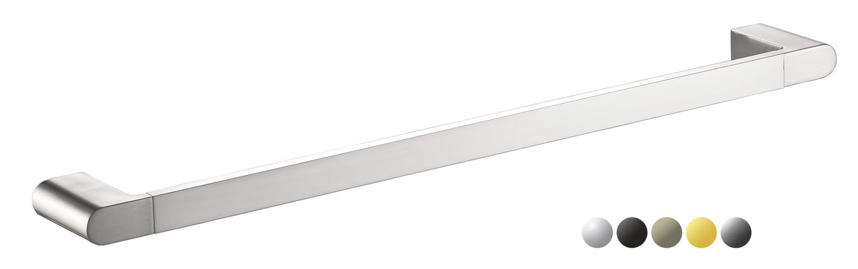Flores Single Towel Rail 800 mm - Chrome