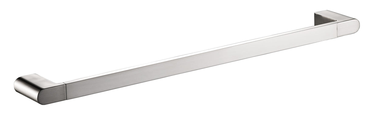 Flores Single Towel Rail 800 mm - Brushed Nickel