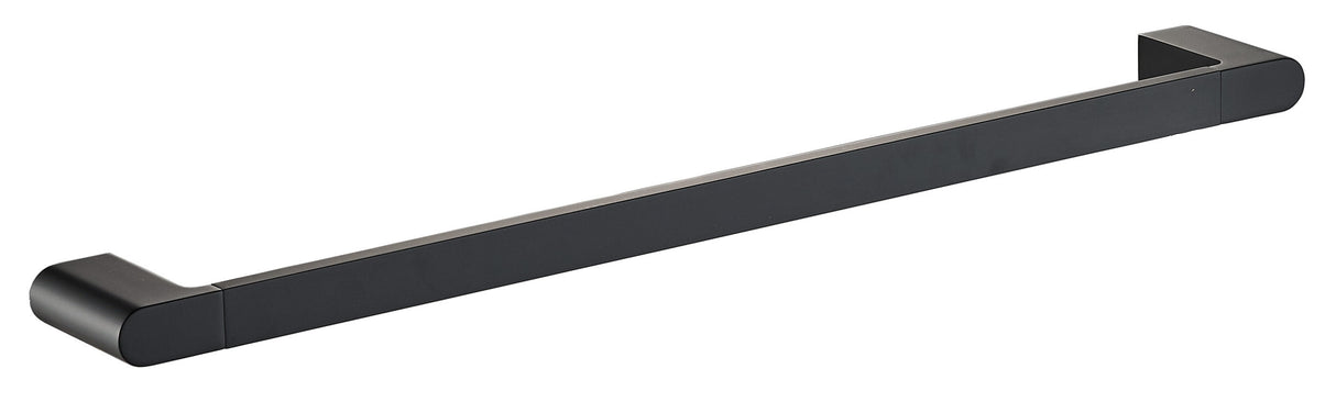 Flores Single Towel Rail 800 mm - Matte Black