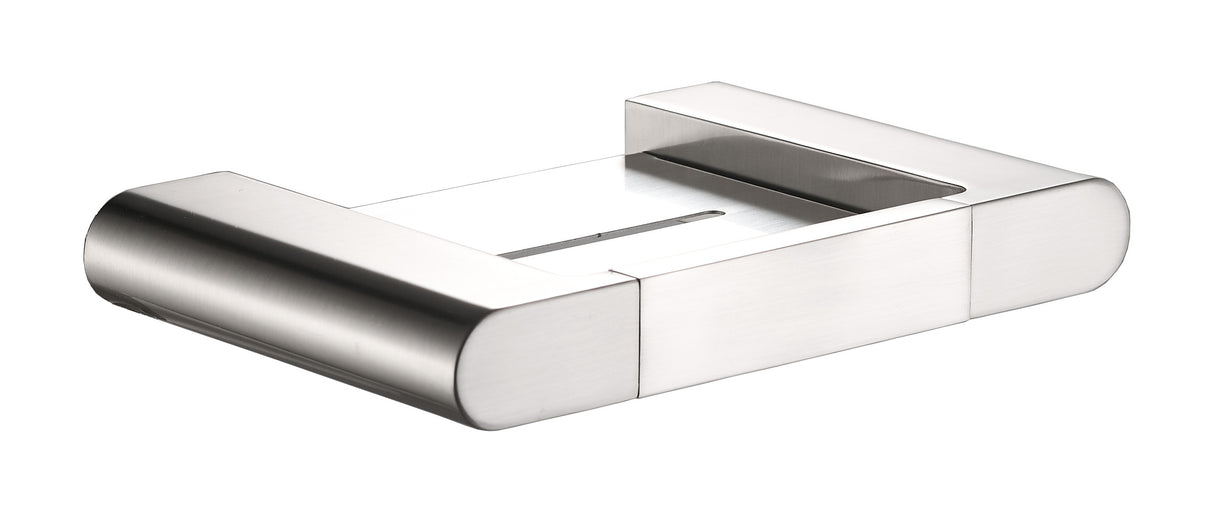 Flores Soap Holder - Brushed Nickel