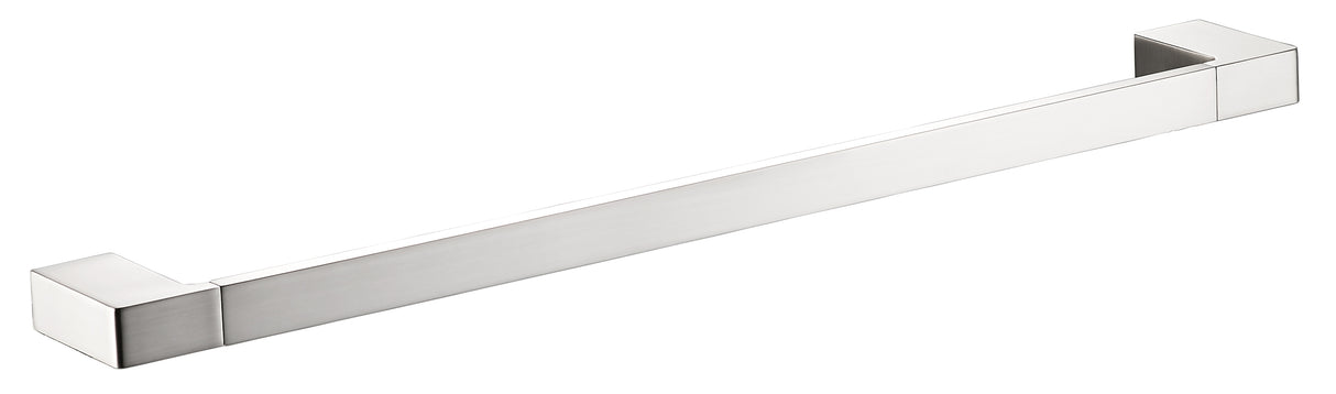 Ceram Single Towel Rail 800 mm - Brushed Nickel