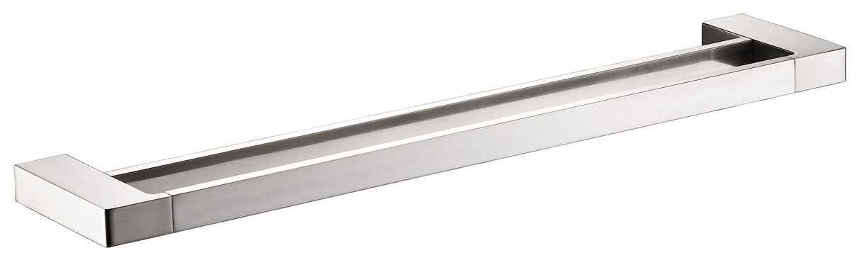 Ceram Double Towel Rail 600 mm - Brushed Nickel
