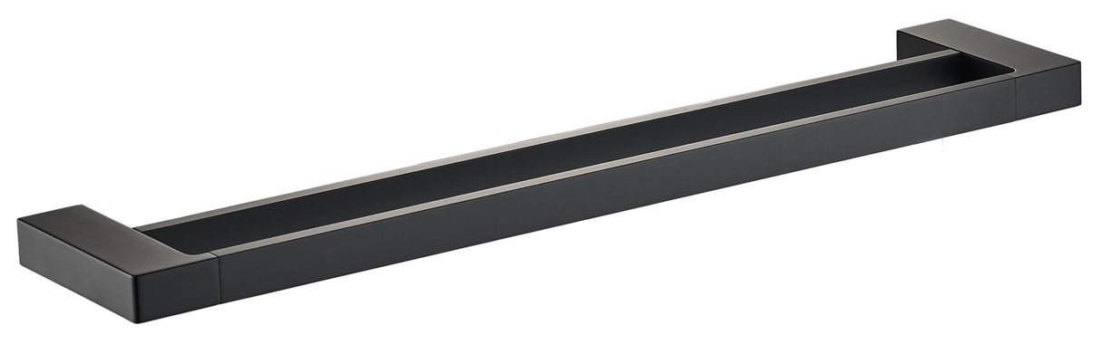 Ceram Double Towel Rail 600 mm - Matte Black