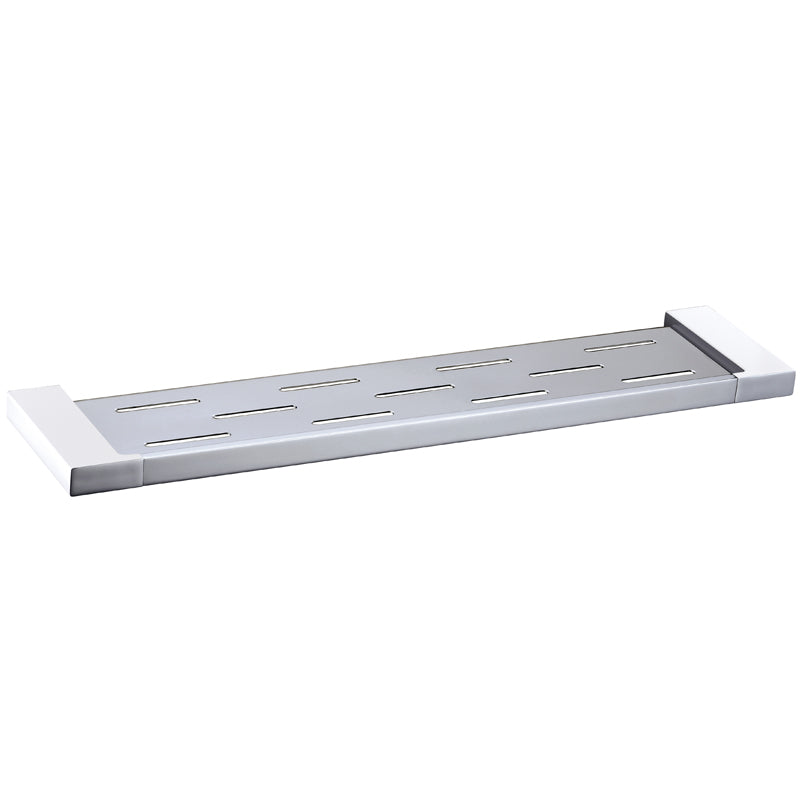 Eden Cosmetic Shelf - Chrome & White