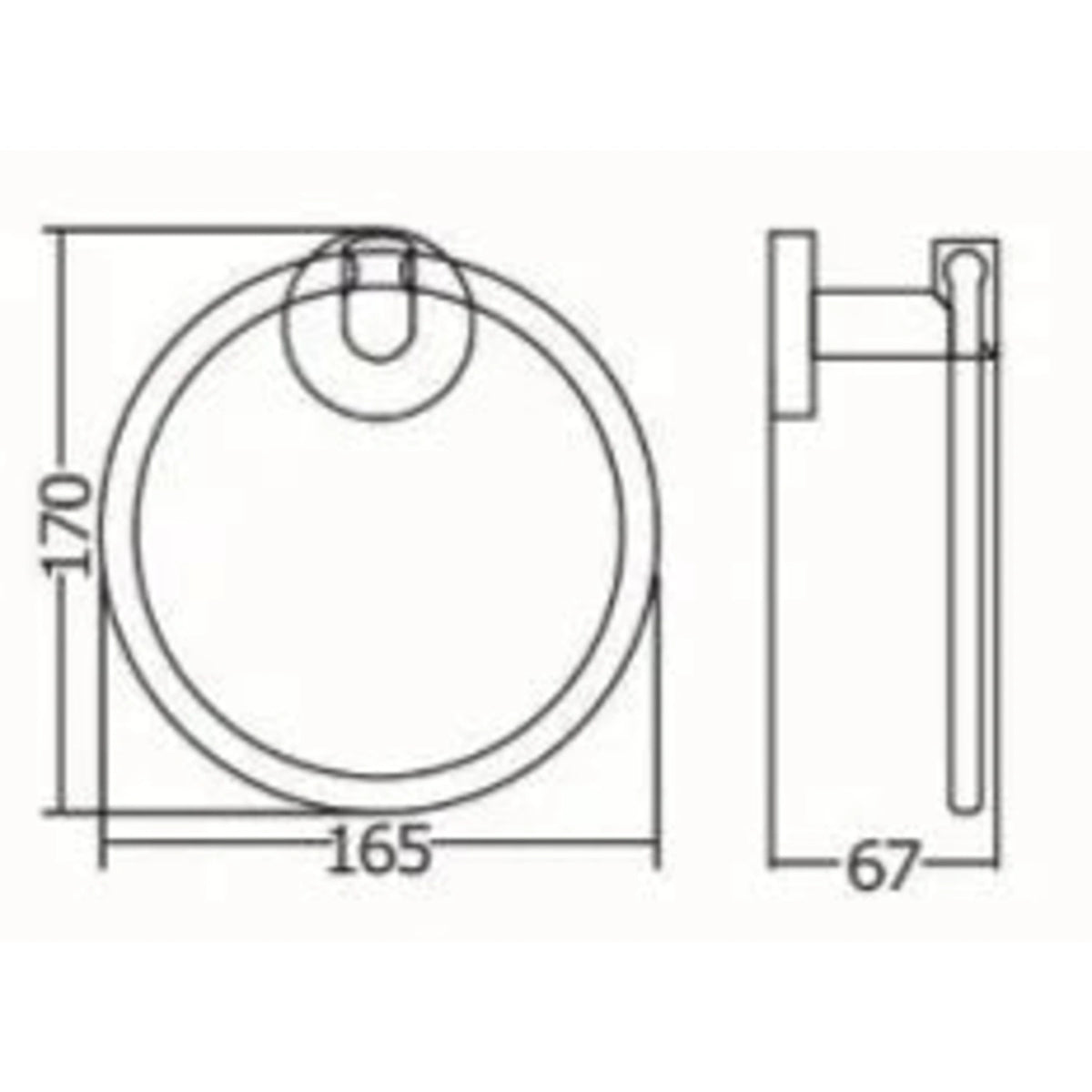 Rondo Towel Ring 165mm