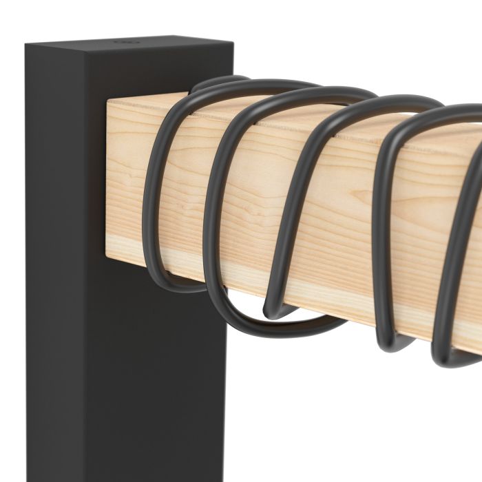 TOWNSHEND wall light Black Brown - Clearance
