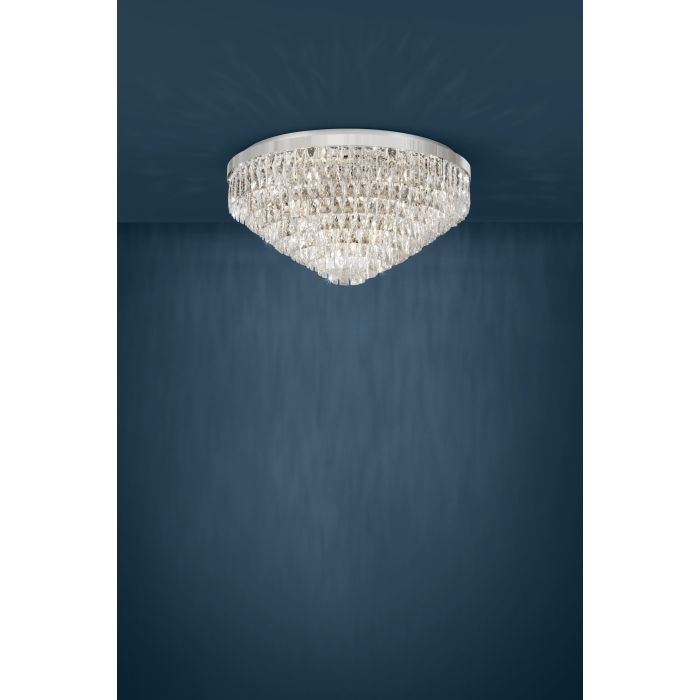 Ceiling Light VALPARAISO1 92 Crystal Chrome