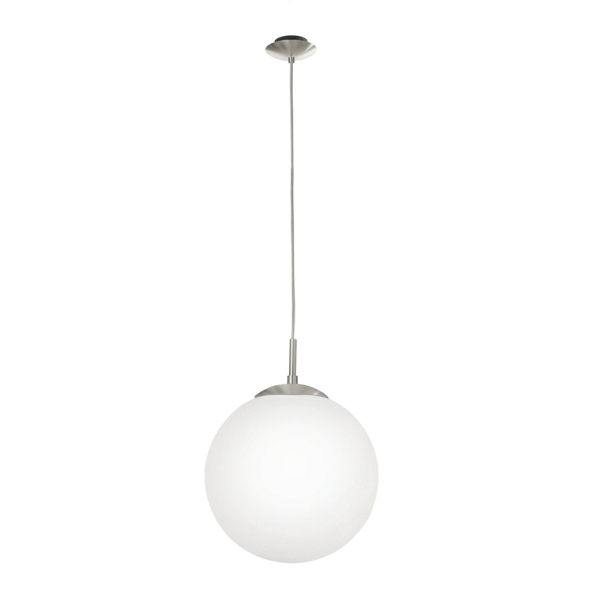 RONDO 300mm satin nickel pendant