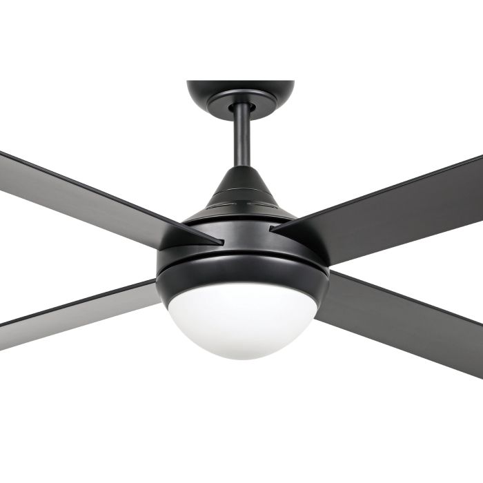 STRADBROKE 48 DC Ceiling Fan With E27 Light (Matte Black) - Clearance