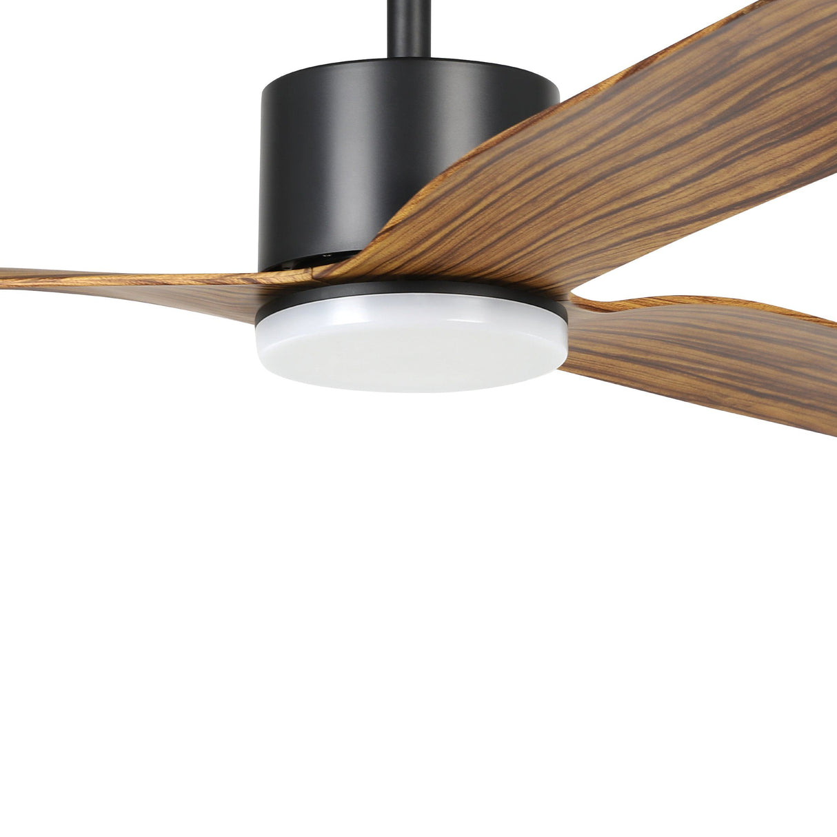 ILUKA 52 DC ceiling fan with LED light (Brown Rustic) - Clearance