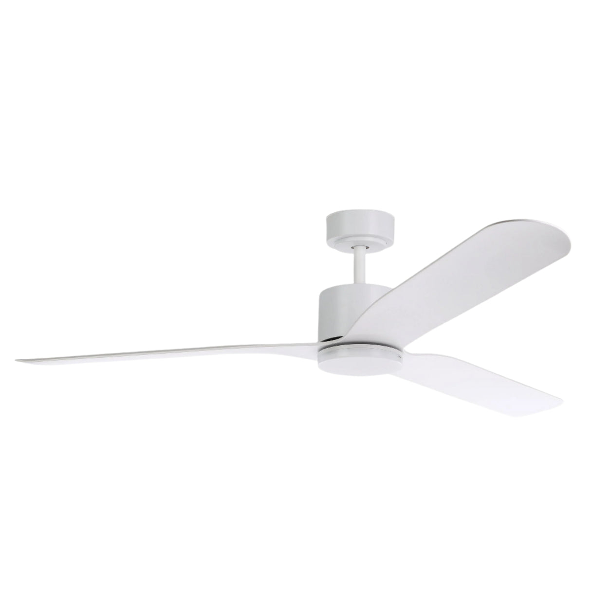 ILUKA 60 DC ceiling fan with LED light (Matte White) - Clearance