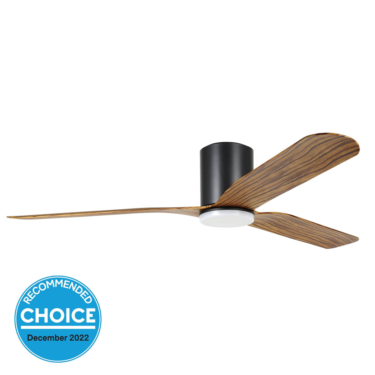 ILUKA 60 DC hugger ceiling fan with LED light - Clearance
