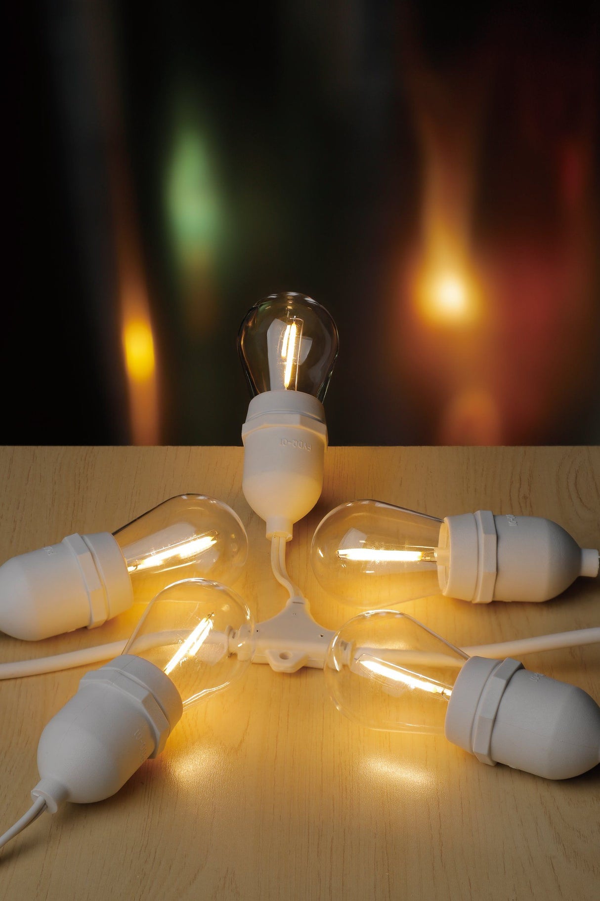 FESTOON 10 light LED kit white & warm white-Clearance
