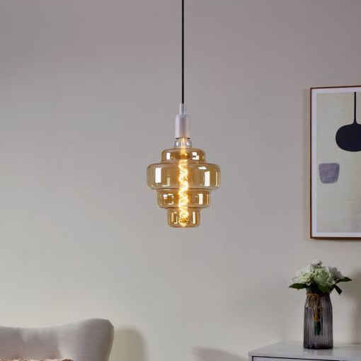 4W E27 LED OR200 globe amber - Clearance
