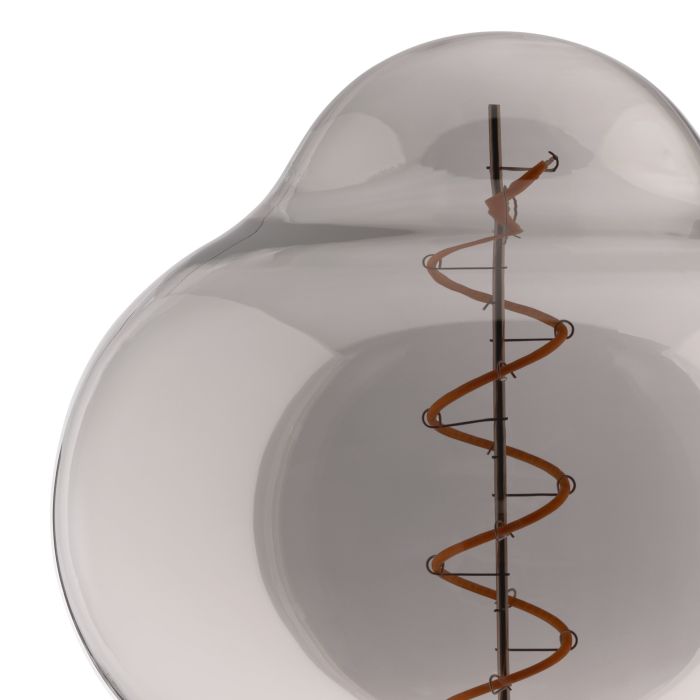4W E27 LED CL150 globe black vapourised - Clearance