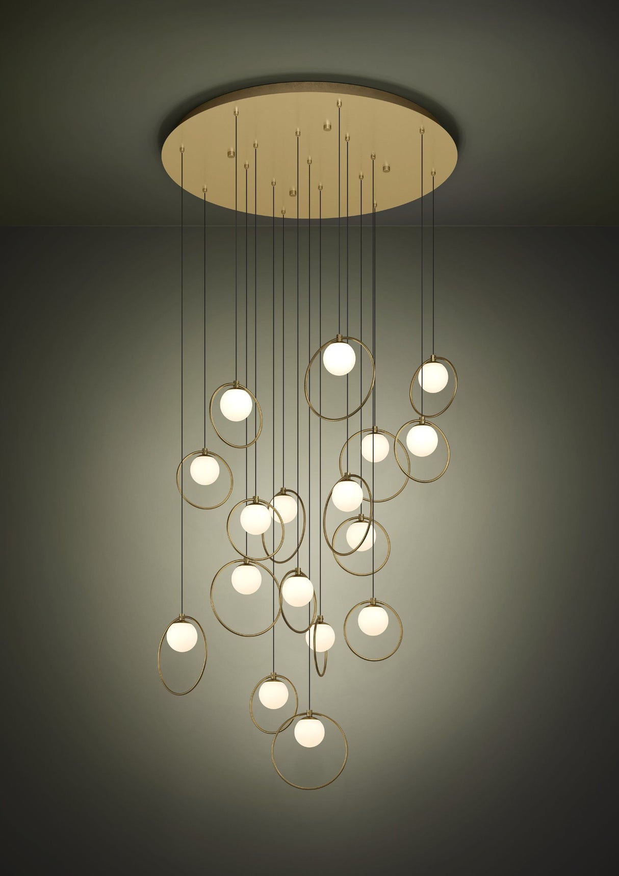 PORTOCOLOM Pendant Light Round 17x3W LED 3000K