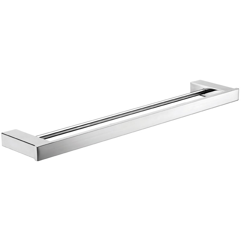 Rosa Double Towel Rail - Chrome