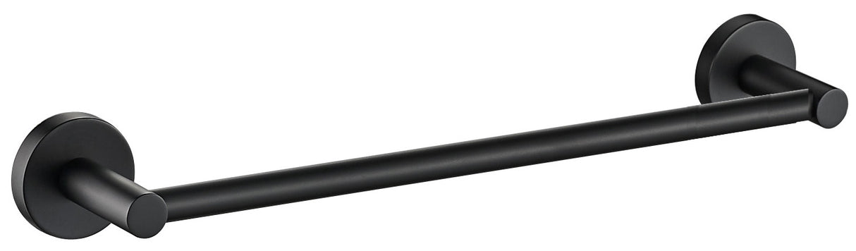 Otus Single Towel Rail 350mm - Matte Black
