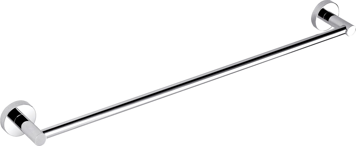 Otus Round Single Towel Rail 750mm - Chrome