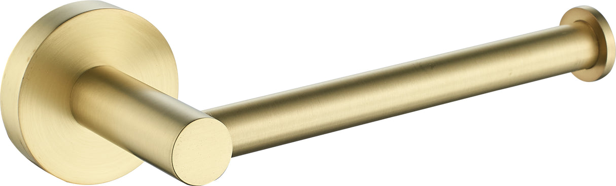 Otus L-Shaped Toilet Roll Holder - Brushed Gold