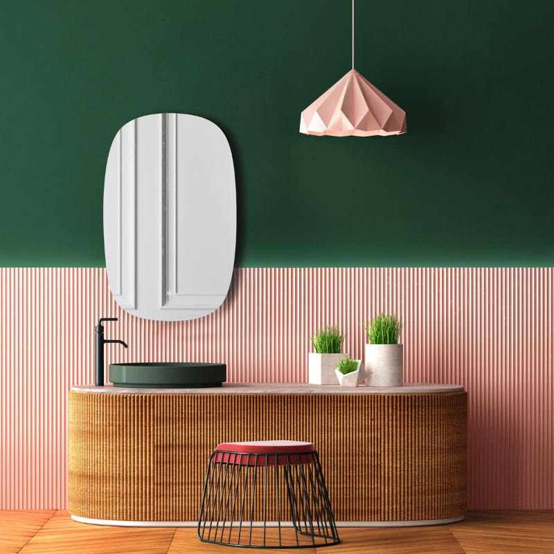 BELBAGNO Q-Line LED Frameless Mirror 580x900mm