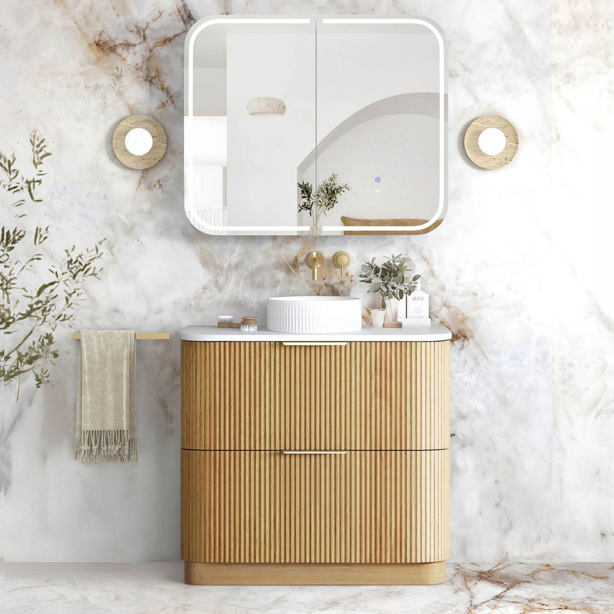 900-HAVANA_Fluted_Curved_Floor_Standing_Vanity_Woodland_Oak